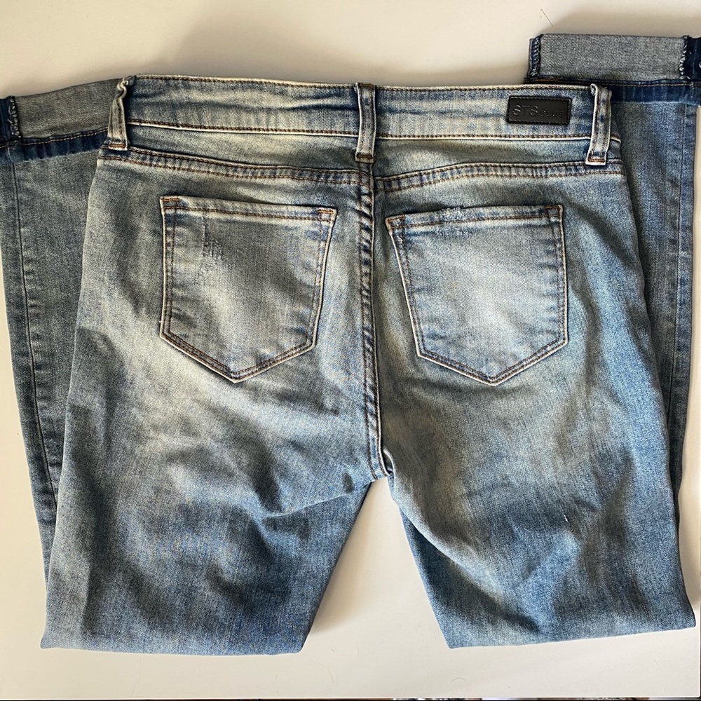 STS Sz 24 “Morgan Tomboy” Distressed Grunge Denim - Picture 4 of 6